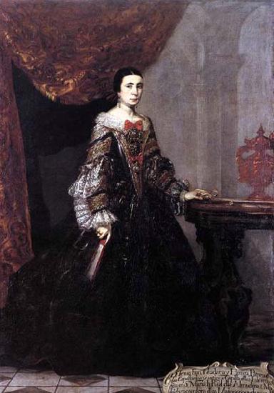 COELLO, Claudio Portrait of Teresa Francisca Mudarra y Herrera oil painting image